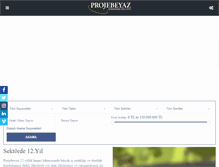 Tablet Screenshot of projebeyaz.com